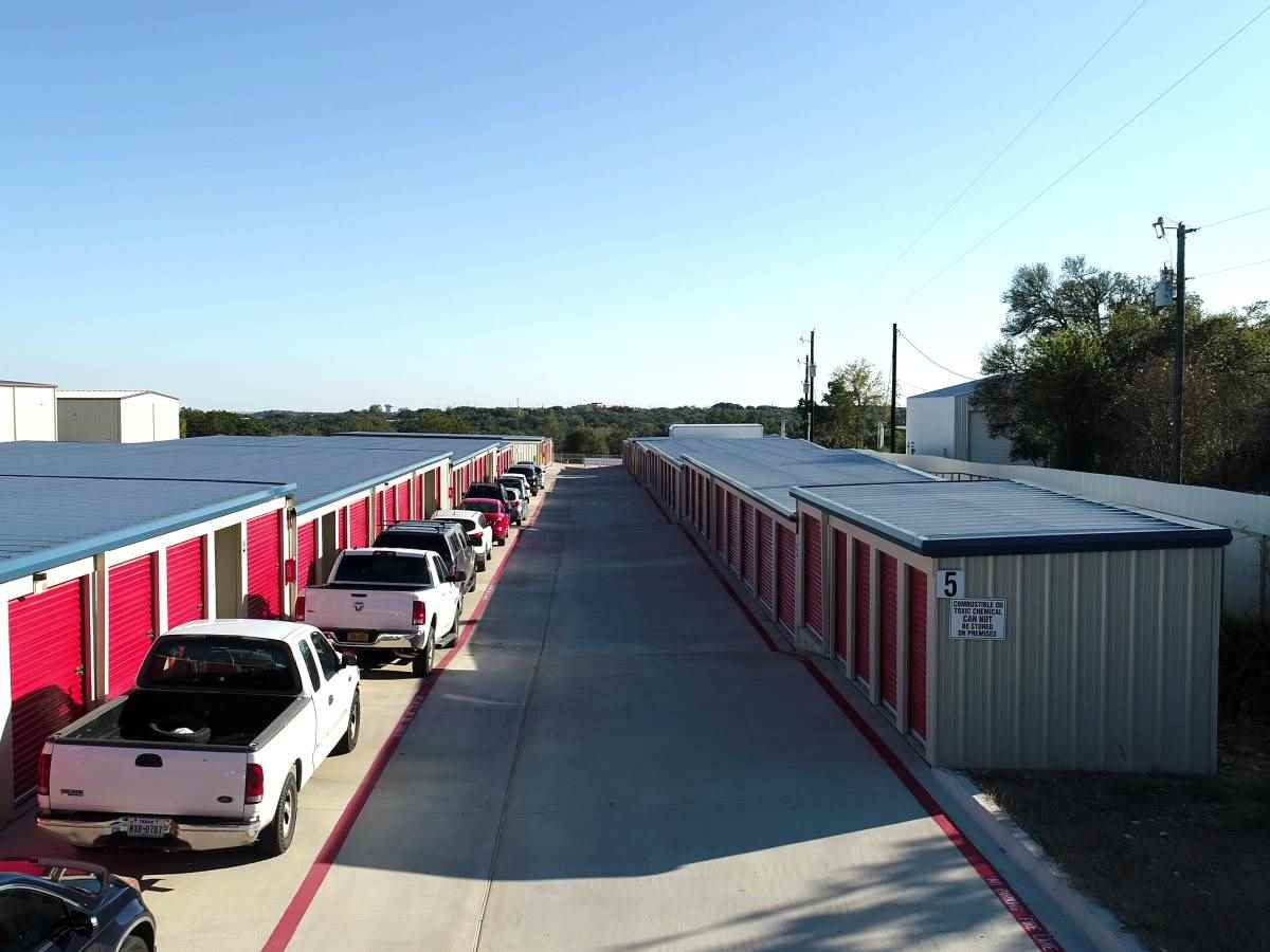 drive-up storage facility near Austin