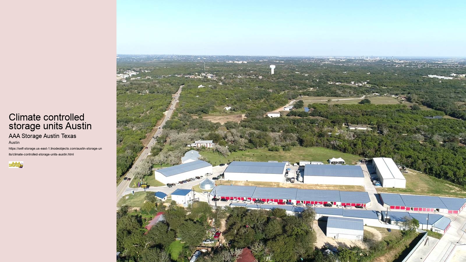 climate controlled storage units Austin