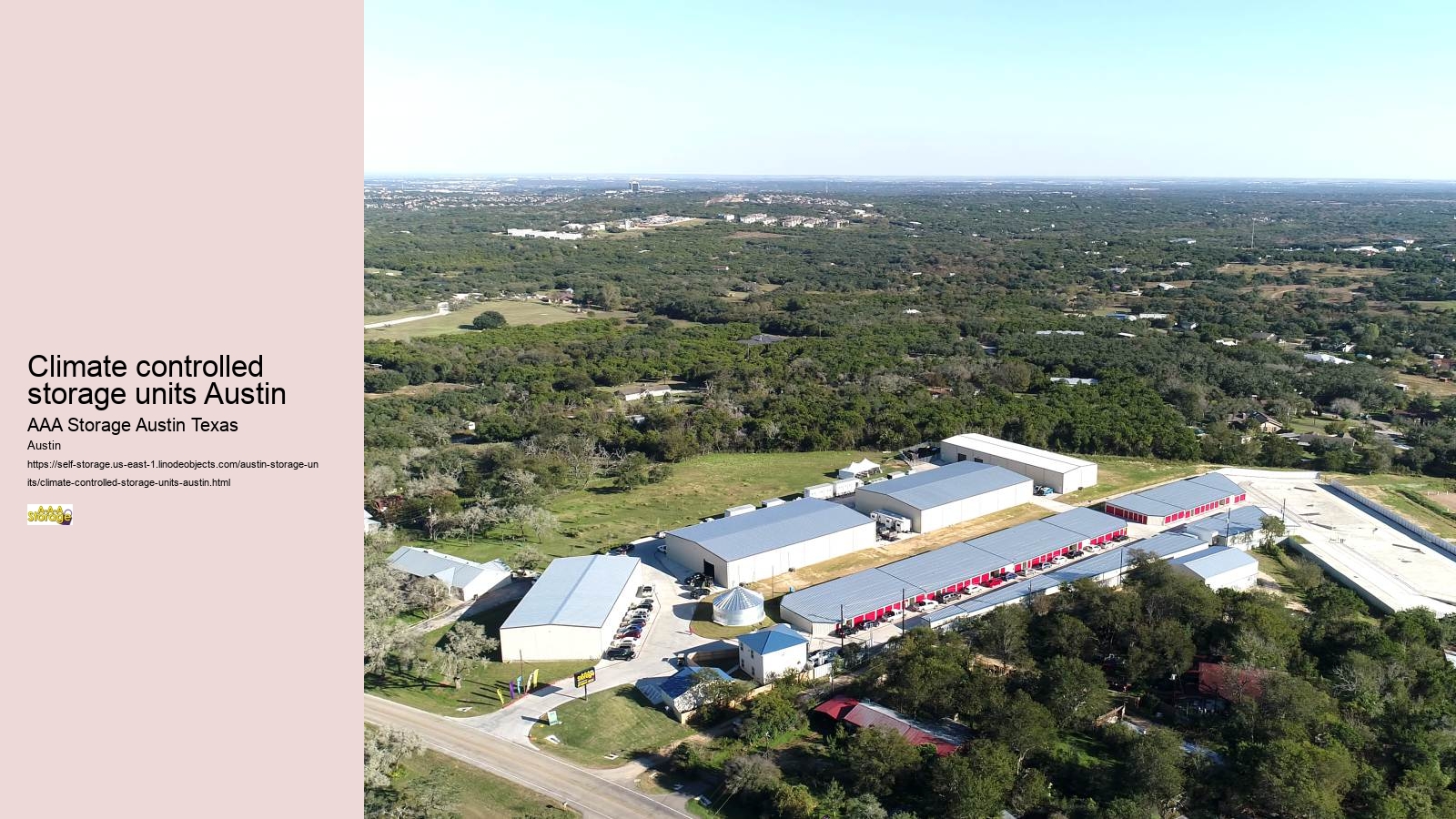 climate controlled storage units Austin